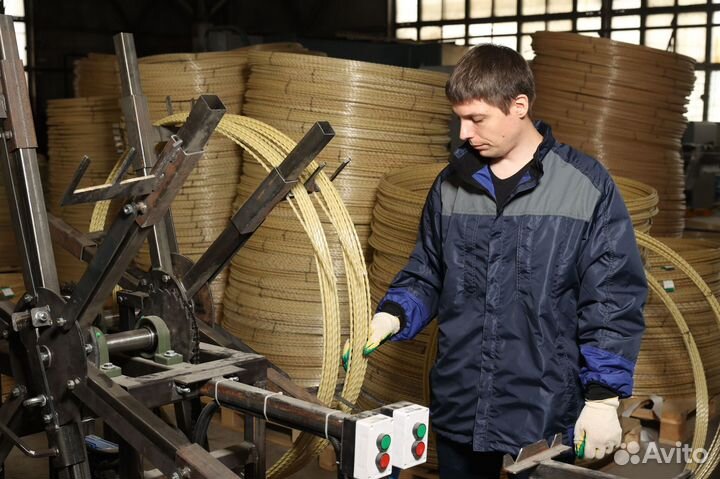 Стеклокомпозитная лёгкая армтура промышленное прои