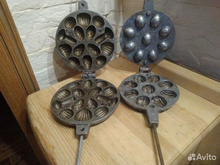 Вафельница орешница ссср(2шт)