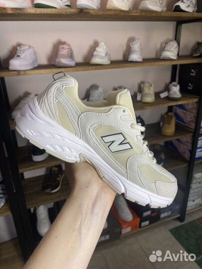 Кроссовки женские new balance 530 beige lux