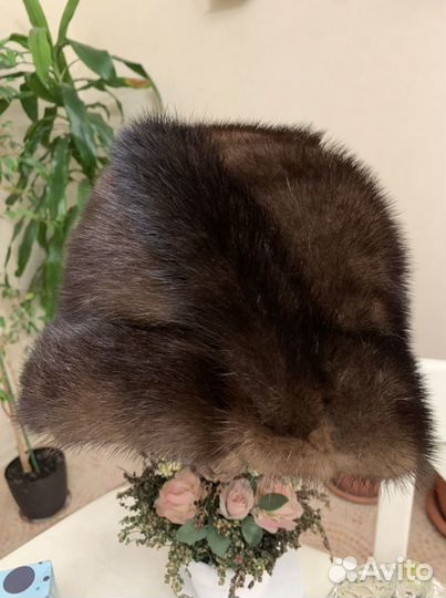 Шляпка норковая, женская