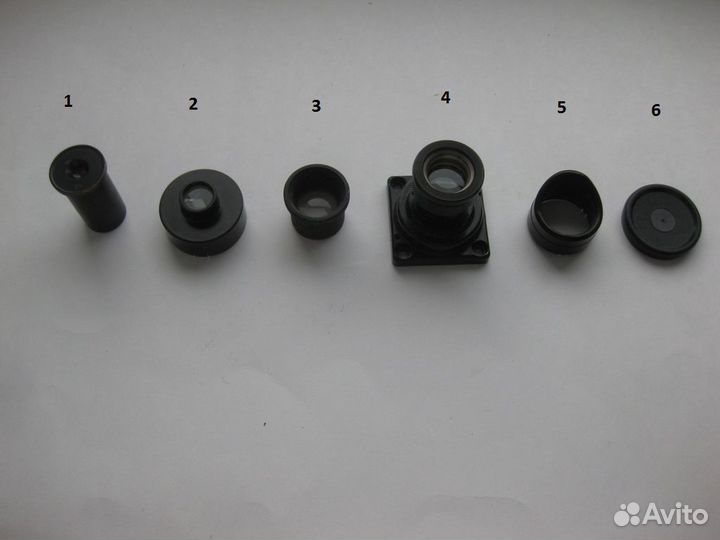 Объективы, окуляры, светофильтры от микроскопа