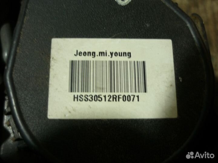 Ремень безопасности Рио 1