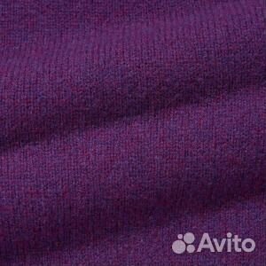 Джемпер Uniqlo Premium Lambswool Crew Neck, фиолет
