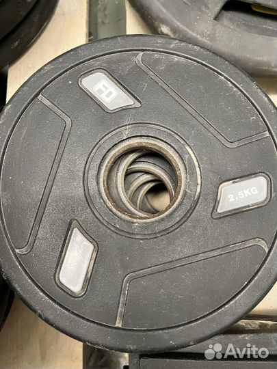 Диски Олимпийские полиуретановые Fitness Division