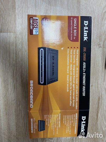 Модем D-Link DSL-2500U adsl2+ router
