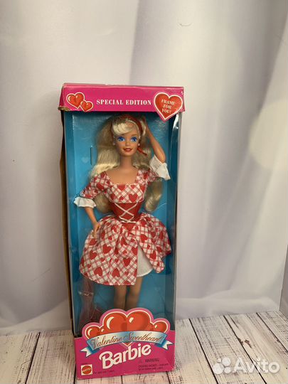 Barbie valentine sweetheart 1995 Малайзия барби