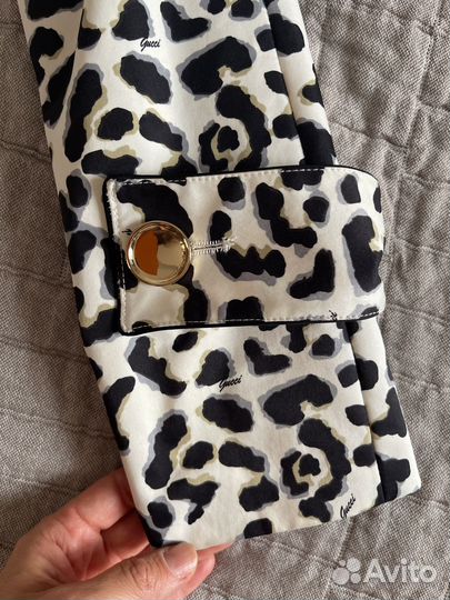 Плащ тренч женский леопард тренд