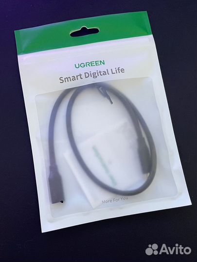 Удлиннитель ugreen USB-C (0.5 метра)