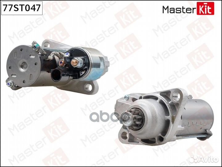 Стартер audi/VW 1.6 03-10 (1.1kw) Masterkit