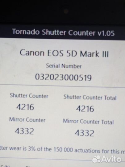 Canon 5D mark iii Body 4т.к