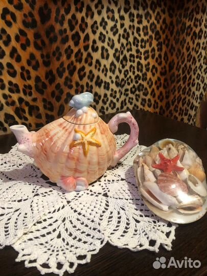 Коллекционный чайник ракушка
