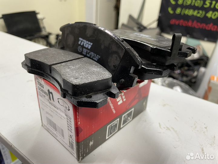 Subaru impreza Колодки передние GdB989