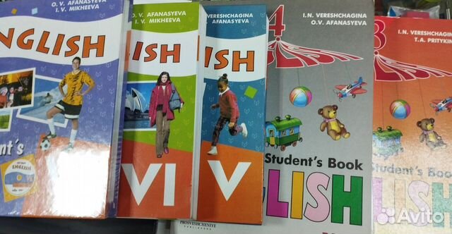 Афанасьева Михеева Верещагина англ учебник тетрадь