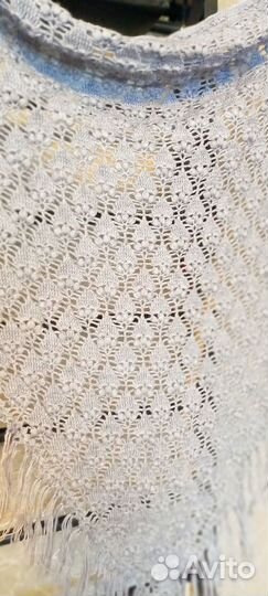 Шаль вязаная крючком