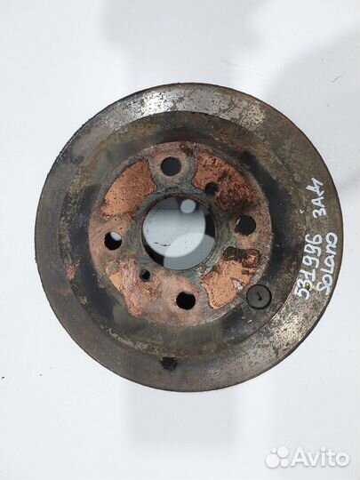 Диск тормозной задний (Lifan Solano)