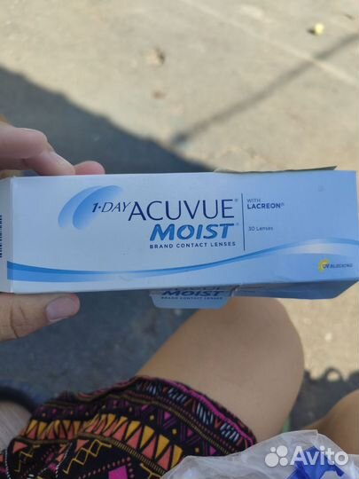 Контактные линзы acuvue 1 day moist