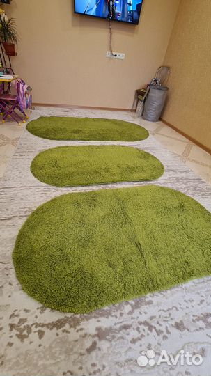 Коврики прикроватные 3 шт