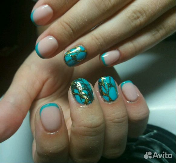 Наращивание ногтей.Маникюр- Шеллак