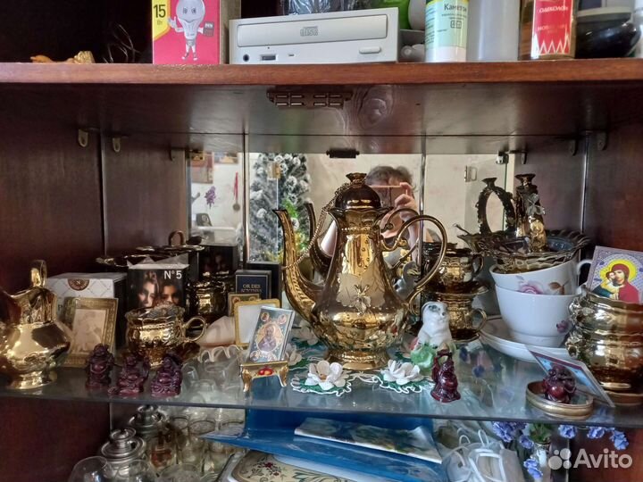 Сервиз золотистый