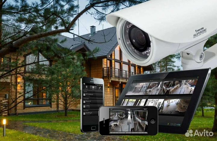 Монтаж видеонаблюдения под ключ. в Керчи