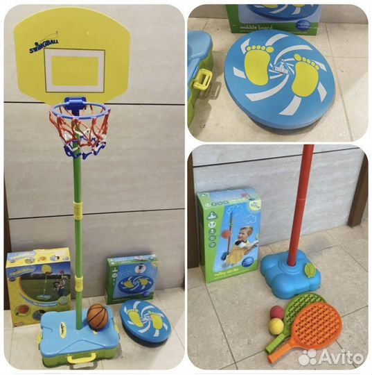 Игра баскетбол, теннис, балансир ELC