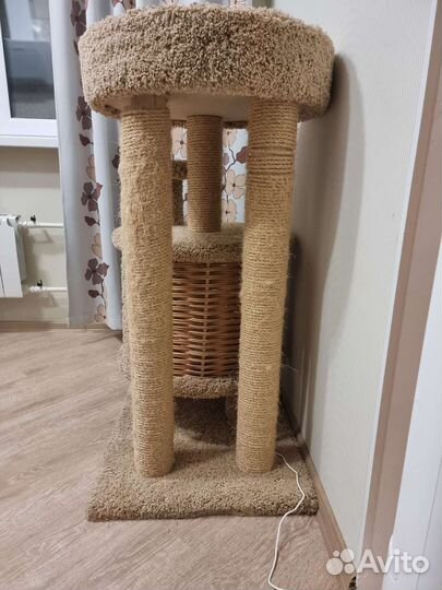 Домик с когтеточкой /электрическая игрушка