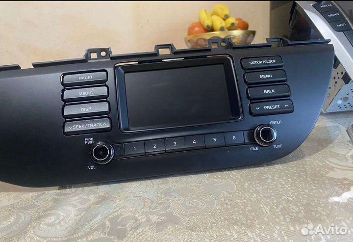 Штатная магнитола на kia rio