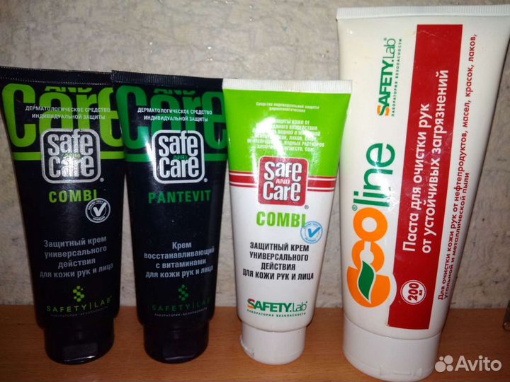 Крем защитный и паста для очистки рук
