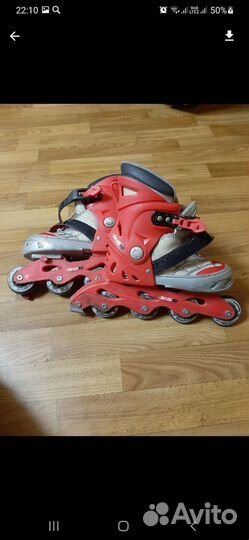 Роликовые коньки детские раздвижные