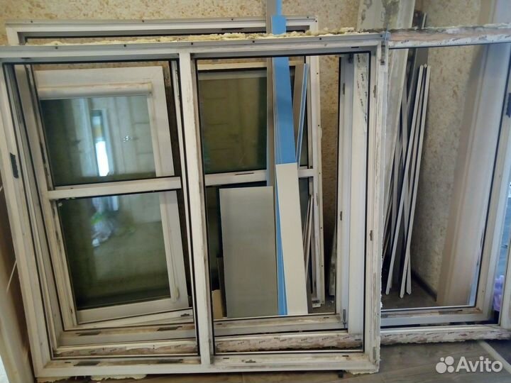 Окна пластиковые б/у бесплатно