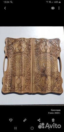 Нарды ручной работы резные