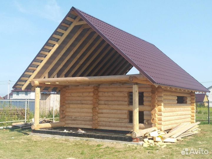 Срубы для дома и бани 6х6 пятистенок