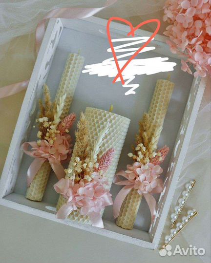 Свеча свадебная 