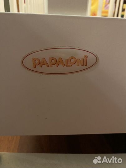 Детская кроватка papaloni с матрацом