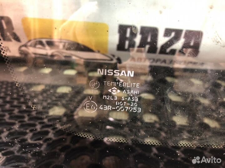 Стекло кузовное заднее глухое левое L