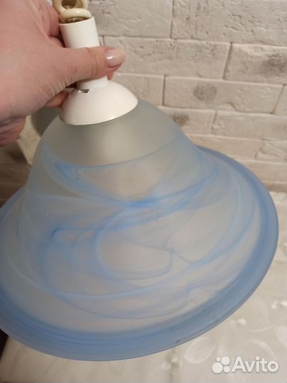 Люстра, плафон бу стекло