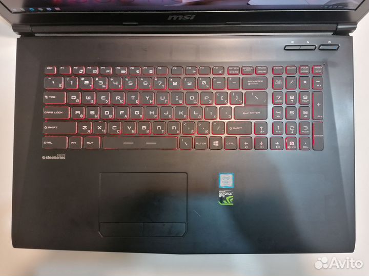 Игровой ноутбук MSI Core i7/GTX1050-4GB/SSD-1000GB