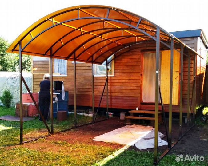 Нaвеc усилeнный для авто 3.6 х 4.0м