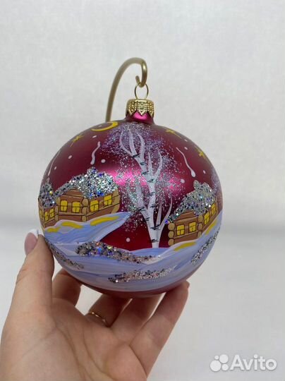 Елочные игрушки стекло