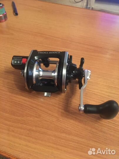 Катушка мультипликаторная для троллинга счётчиком