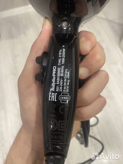 Фен Babyliss murano ionic