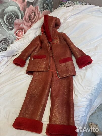 Костюм-дубленка 110-116зимний