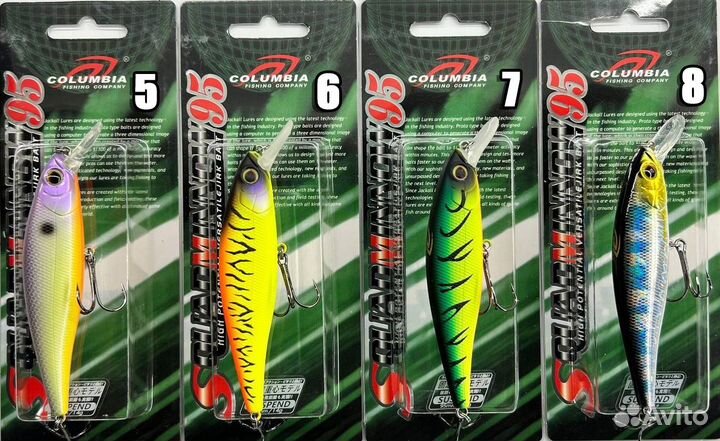 Воблеры Jackall Squad Minnow 95SP