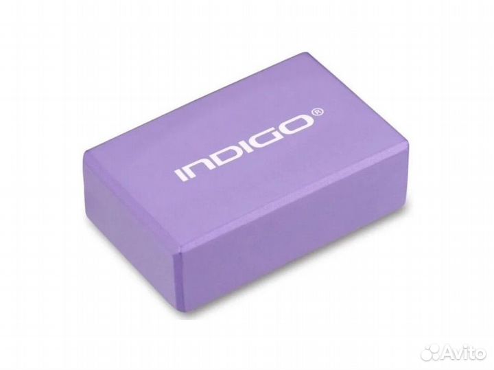 Блок для йоги и фитнеса Indigo 22,8x15,2x7,6 см
