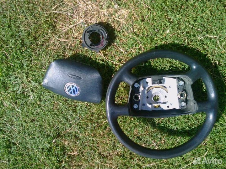 Руль с подушкой на пассат б5 б5+ шлейф