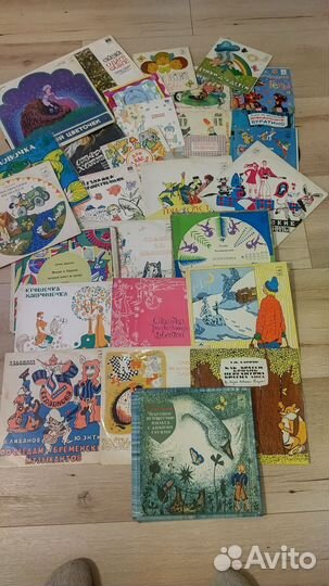 Детские пластинки и пластинки советской эстрады