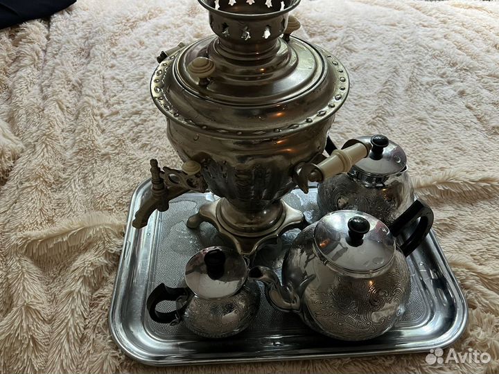 Самовар электрический с подносом