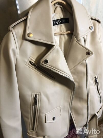 Кожаная куртка косуха zara новая