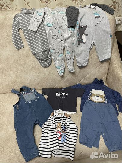 Детские вещи пакетом на мальчика 74 80