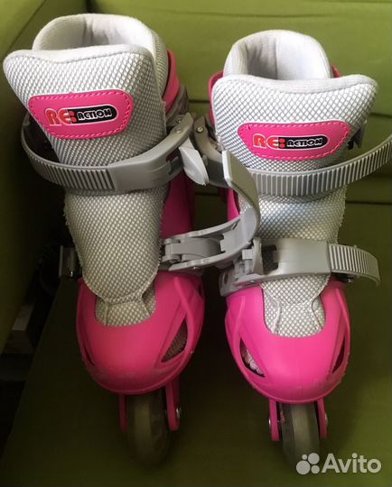 Роликовые коньки для девочки (раздвижные)